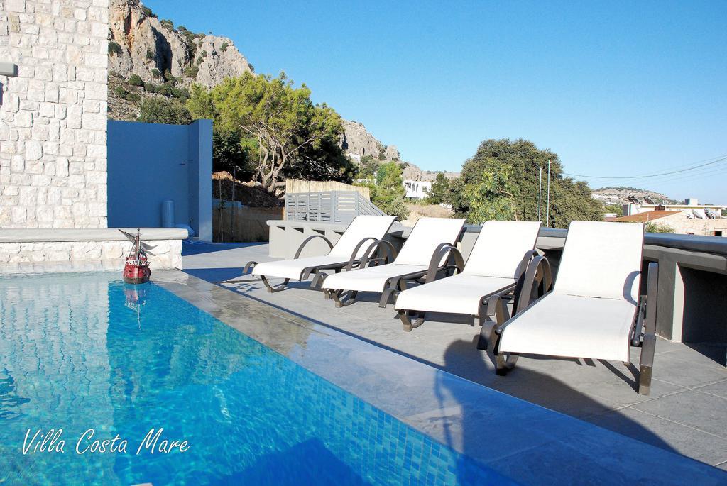 Villa CostaMare - enjoy lazy days on the private Pool-Jacuzzi Pefki Camera foto