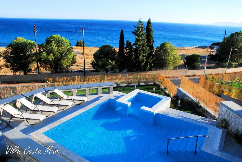 Villa CostaMare - enjoy lazy days on the private Pool-Jacuzzi Pefki Camera foto